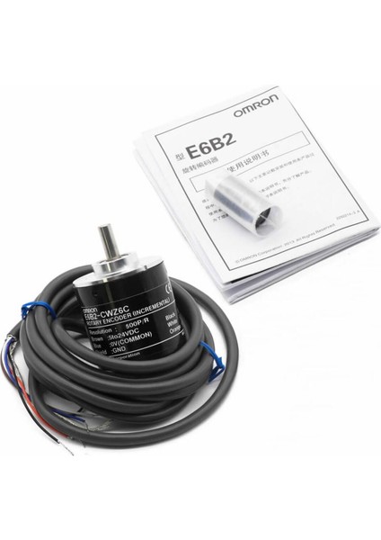 Omron E6B2-CWZ6C 500 Pals Optik Rotary Enkoder Dc 5V/24V Döner Encoder A B Z 3 Fazlı Motor fırsatları