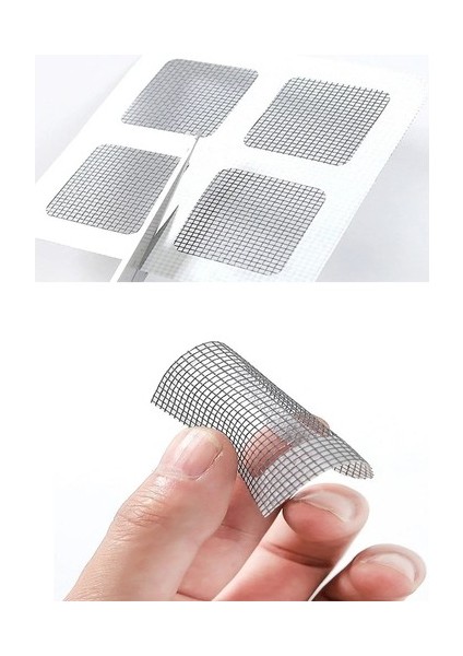 10 Adet Yapışkanlı Kesilerek Kullanılabilir Yırtık Kapı-Pencere Sinekliği Onarım Tamir Bandı modelleri