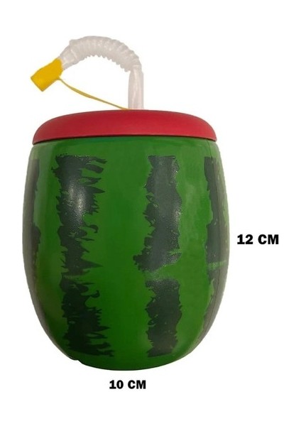 Oz cm ax Karpuz Tasarımlı Pipetli Suluk 900 ml fiyatları