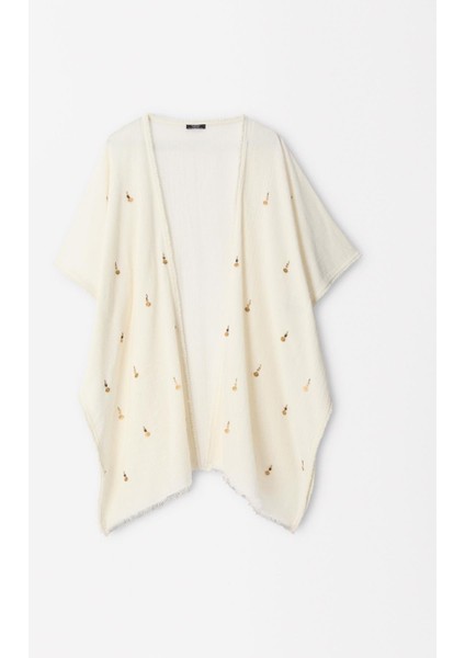 Aplike Detaylı Kimono