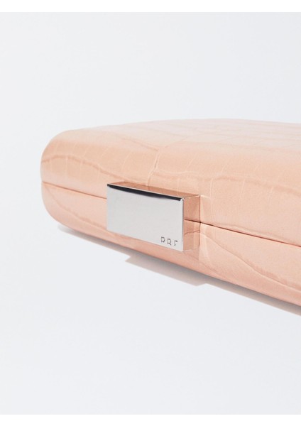 Deri Efektli Party Clutch Çanta fiyatları