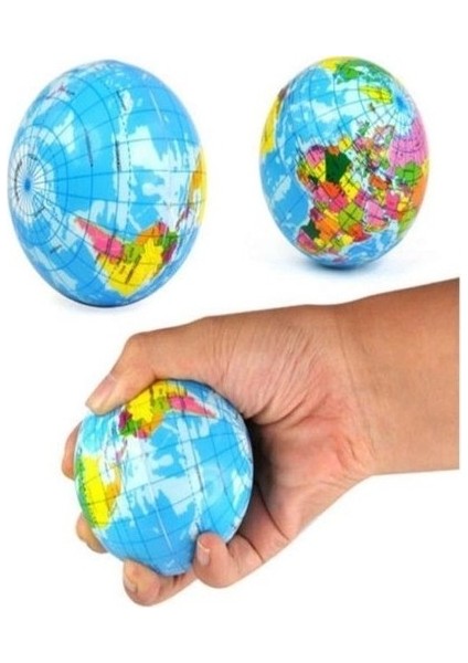 Strees Topu Dünya Haritalı - Battal Boy indirimleri