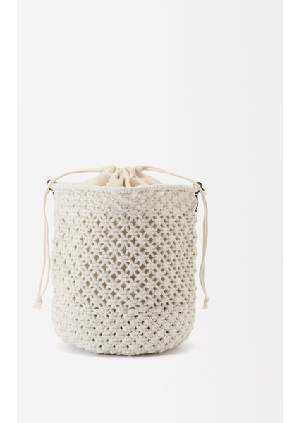 Makrome Bucket Çanta