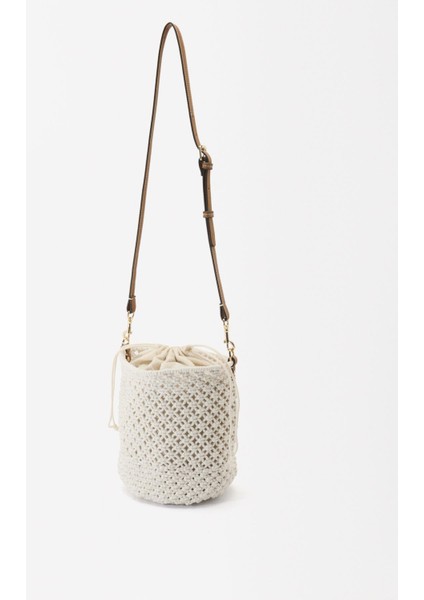 Makrome Bucket Çanta