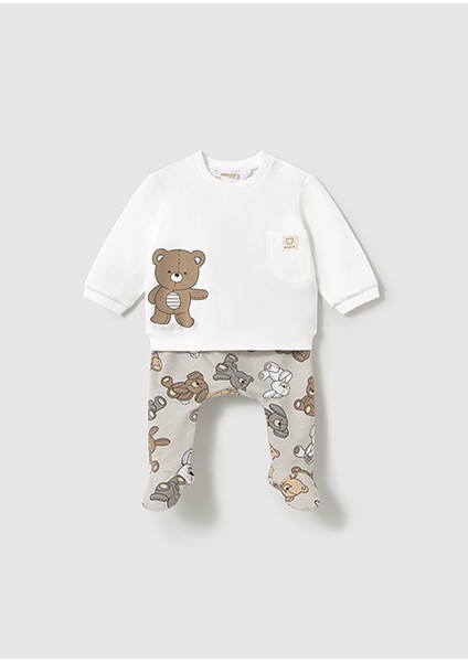 Mayoral 1559 Erkek Bebek Zıbın Set