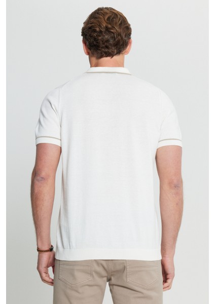 %100 Pamuk Standart Fit Normal Kesim Polo Yaka Triko Tişört indirimleri