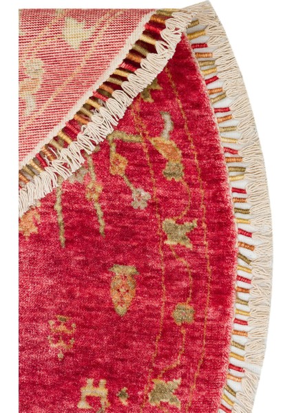 Zr 08 Red Autumn Q - Zara - Otantik Desenli, Özel Tezgahlarda Üretilen Modern Uşak Halısı