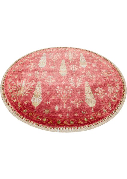 Zr 08 Red Autumn Q - Zara - Otantik Desenli, Özel Tezgahlarda Üretilen Modern Uşak Halısı