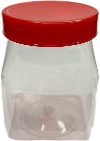 250 ml Pet Şeffaf Gıda Kavanozu, 12 Adet, Pet Kavanoz, Gıda Kavanozu, Baharat Kavanozu, Şeffaf Kavanoz