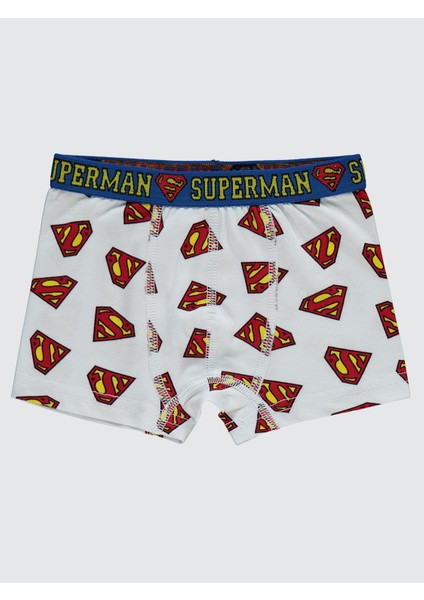 Süperman Erkek Çocuk 2'li Boxer Set 2-10 Yaş Mavi fiyatları