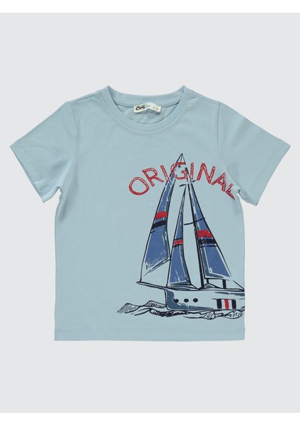 Erkek Çocuk Kaprili Takım 2-5 Yaş Buz Mavi modelleri