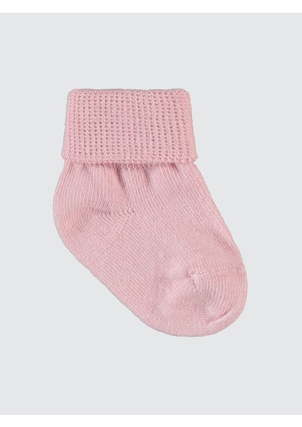 Kız Bebek 5'li Çorap Set 6-12 Ay Pembe