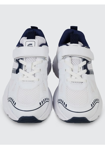 Erkek Çocuk Spor Ayakkabı 31-35 Numara Beyaz-Lacivert modelleri