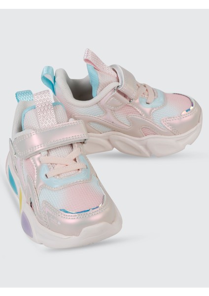 Kız Çocuk Spor Ayakkabı 22-25 Numara Pudra modelleri