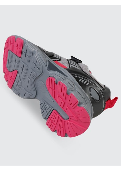 Kız Çocuk Spor Ayakkabı 31-35 Numara Füme-Fuşya indirimleri
