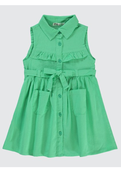 Kız Çocuk Elbise 2-5 Yaş Mint