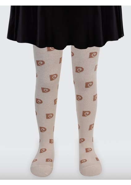 Kız Çocuk Külotlu Çorap 3-11 Yaş Bej