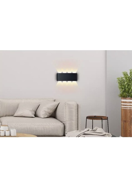 1. Sınıf Kalite Modern Tasarım Ithal LED Aplik Iç ve Dış Ortam Kullanım Şık Görsel 10W