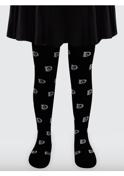 Kız Çocuk Külotlu Çorap 3-11 Yaş Siyah