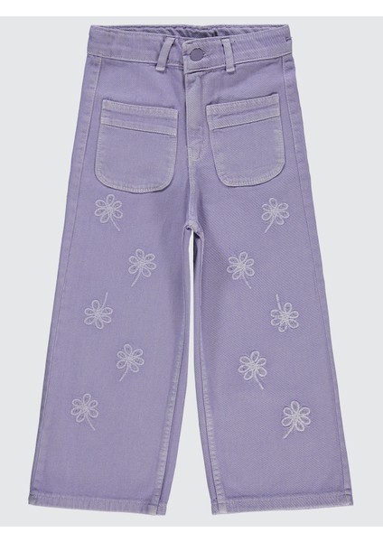 Kız Çocuk Pantolon 6-9 Yaş Lila