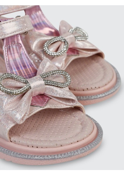 Kız Çocuk Sandalet 26-30 Numara Pudra fırsatları