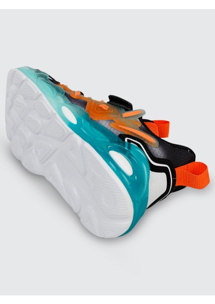 Erkek Çocuk Spor Ayakkabı 26-30 Numara Siyah-Turuncu fırsatları