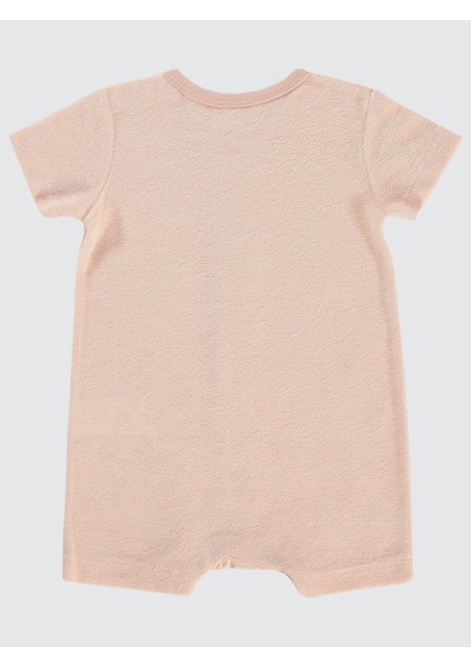 Kız Bebek Patiksiz Tulum 6-18 Ay Pembe