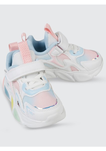 Kız Çocuk Spor Ayakkabı 22-25 Numara Beyaz-Pembe modelleri