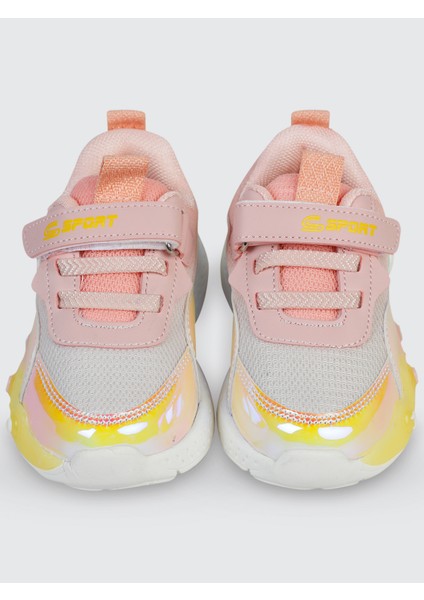 Kız Çocuk Spor Ayakkabı 21-25 Numara Pudra fırsatları