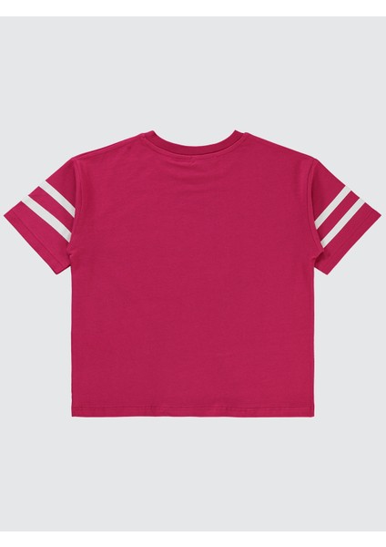 Kız Çocuk Tişört 10-13 Yaş Bordo modelleri