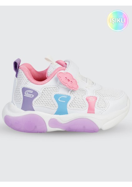 Kız Çocuk Spor Ayakkabı 21-25 Numara Beyaz fiyatları