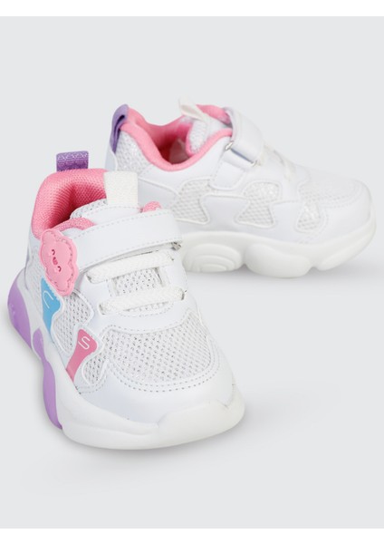 Kız Çocuk Spor Ayakkabı 21-25 Numara Beyaz indirimleri