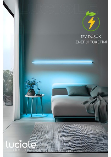 LED Aplik Renkli Kumandalı 3 Chip LED Smoth Mod