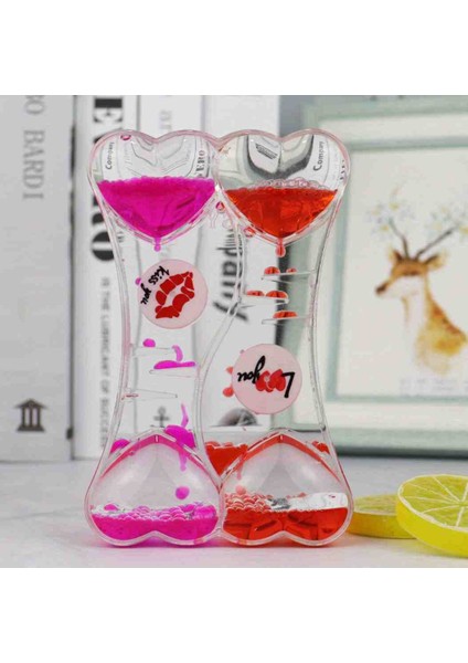 Renkli Sıvı Jel Kum Saati – Dekoratif Hareketli Zaman Ölçer, Strês Giderici Râhatlatıcı Sıvı Akışlı Masaüstü Oyuncak, Görsel Terapi ve Ofis Dekorasyonu Için Şık Tasarım indirimleri