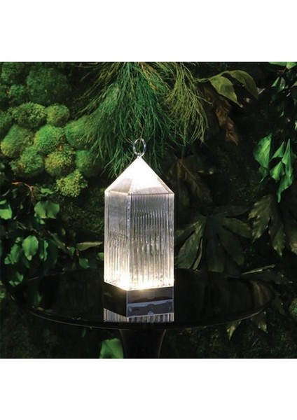 Fener Model USB Şarjlı Dokunmatik 3 Farklı Işık Modlu Masa Üstü Kristal Akrilik Lamba LED