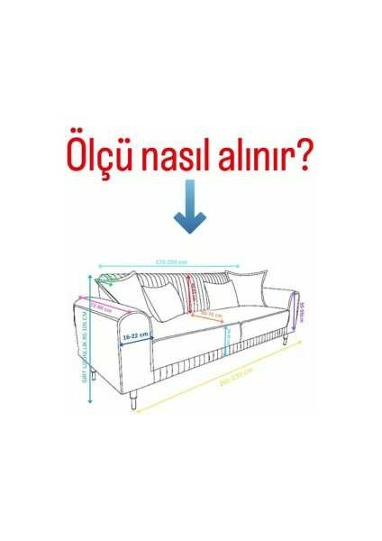Neselihome Italyan Süet Tüm Giydirme 3-3-1-1 Koltuk Örtüsü fırsatları
