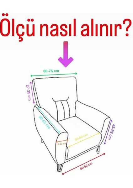 Neselihome Italyan Süet Tüm Giydirme 3-3-1-1 Koltuk Örtüsü fırsatları