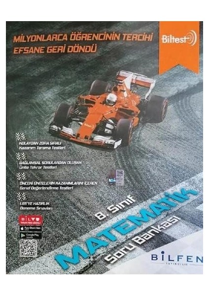 Sınıf Biltest Matematik Soru Bankası Bilfen Yayıncılık