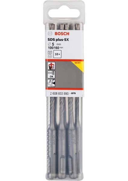 Sds Plus-5x Delme Ucu 5 x 100 x 160 mm