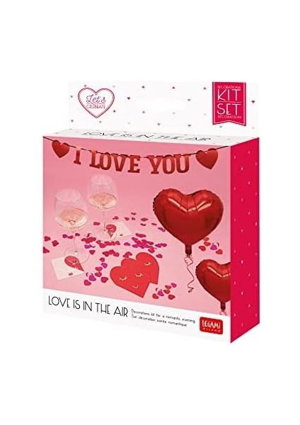 - Romantik Dekorasyon, Kağıt Çelenkler, 2 Adet Kalp Şeklinde Altlık, 5 Balon, 2 Kağıt Peçete, Iki Renkli Kağıt Konfeti modelleri