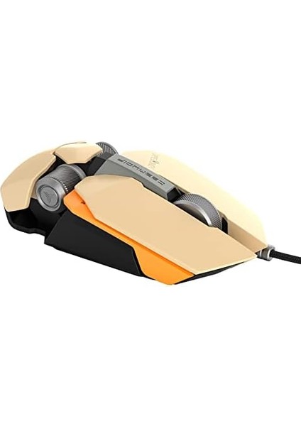 James Donkey 850R 12000DPI 8 Tuş PMW3360 Sensör Rgb Optik Sarı Gaming Mouse