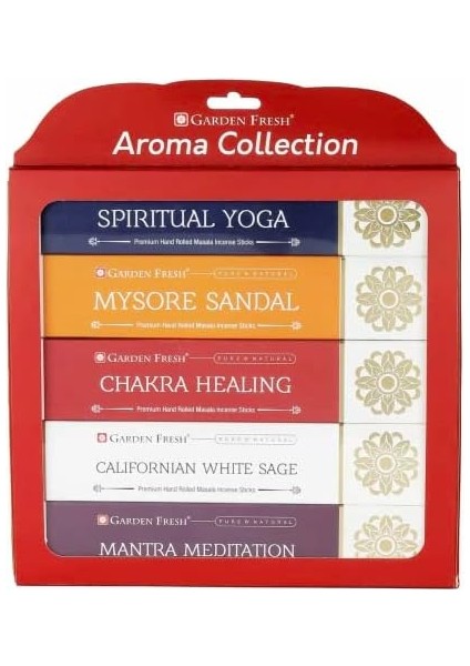 Make It Easier Garden Fresh Aroma Collection Tütsü Seti (Premium Hand Rolled Collection Incense Sticks)