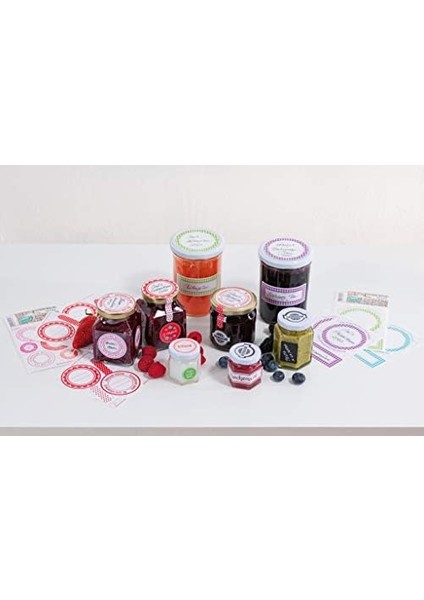 Home Kavanoz Etiket 70MM Cap Pembe