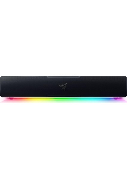 Leviathan V2 x - Pc Oyun Soundbar'ı (Tam Aralıklı Sürücüler, Kompakt Masaüstü Form Faktörü, USB Tip C Güç ve Ses Dağıtımı, Bluetooth 5.0) Siyah