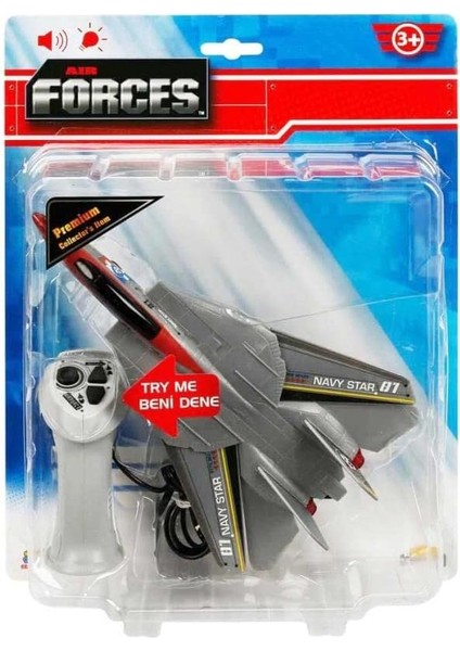 Air Forces Kablo Kumandalı Sesli ve Işıklı Navy Star Jet