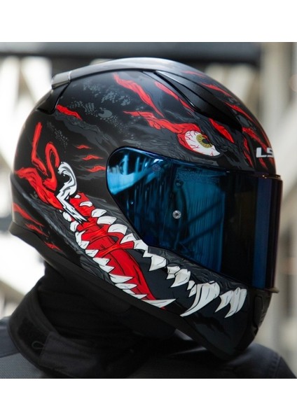 Rapıd 2 Kaıju Fullface Motosiklet Kaskı Mavi Camlı fiyatları