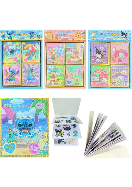 Capybara - Stitch - Sanrio Sticker Albümü SZ-301 7x9