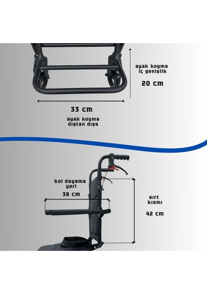 Tekerlekli Sandalye Katlanır Ergonomik Yeni Nesil Yüksek Kalite Hasta Transfer Sandalyesi