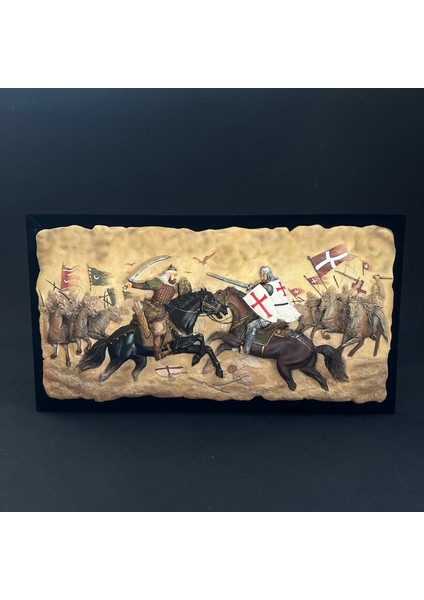 Hıttin Savaşı Mini Rölyef Tablo Veronese Design