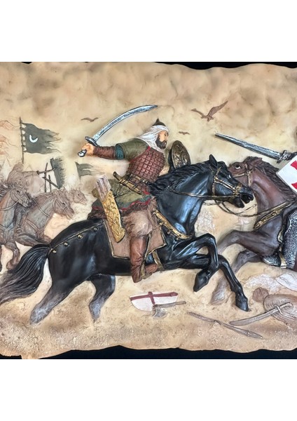Hıttin Savaşı Mini Rölyef Tablo Veronese Design indirimleri